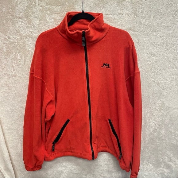Helly Hansen men’s fleece jacket full zip orange medium - Picture 5 of 7